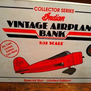 Indian head die cast aircraft